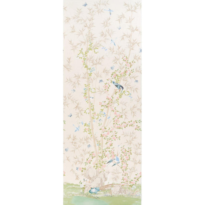 Brighton Pavilion Panel Alabaster 176023 by Schumacher Designer Fabric Miles Redd 53.5" - Swanky Fabrics -