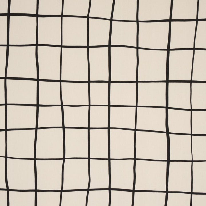 Painterly Windowpane Black 180290 by Schumacher Designer Fabric Miles Redd 54.0" - Swanky Fabrics -