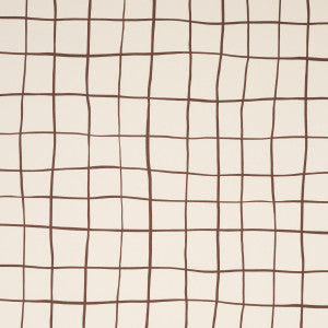 Painterly Windowpane Brown 180291 by Schumacher Designer Fabric