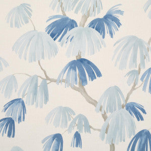 Weeping Pine Slate 180350 by Schumacher Designer Fabric