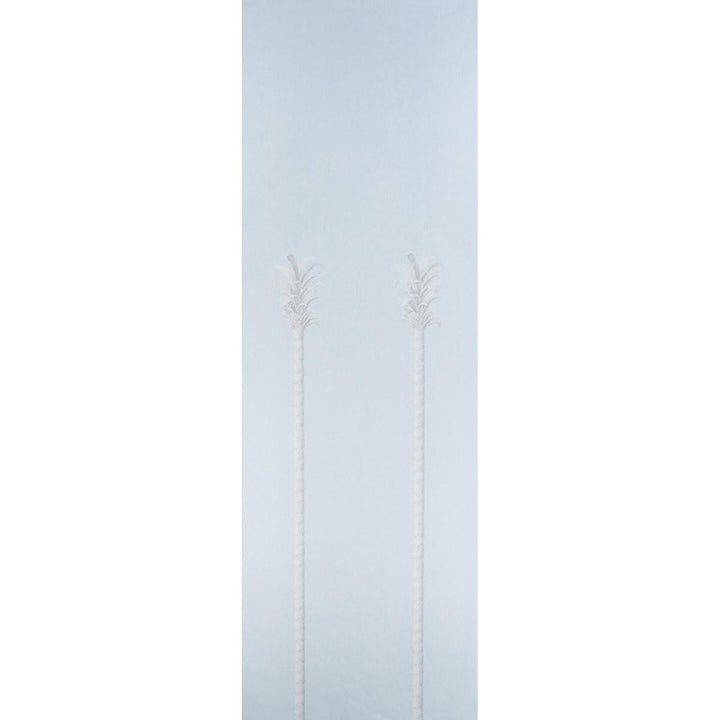 Villa Palm Panel Blue 5013880 by Schumacher Designer Wallpaper Panels Collection 27.0" - Swanky Fabrics -