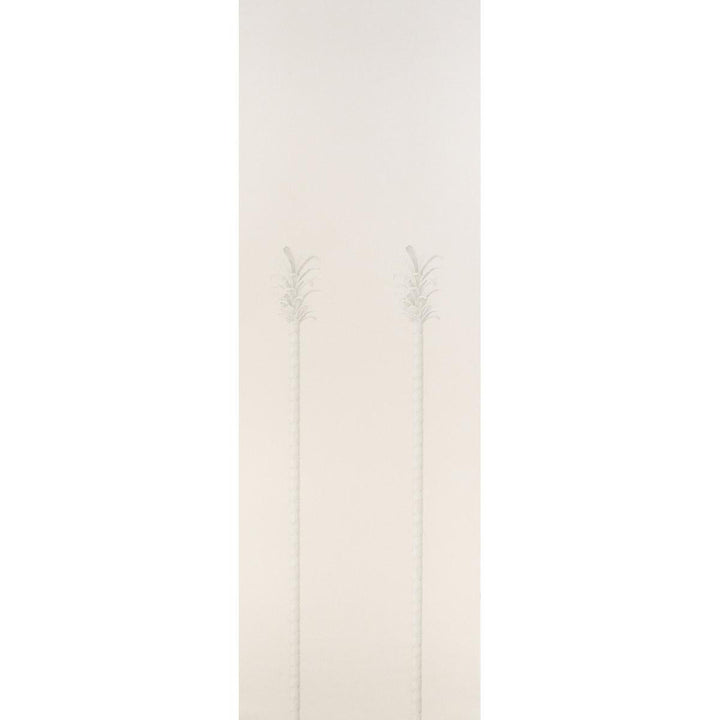 Villa Palm Panel White/Ivory 5013881 by Schumacher Designer Wallpaper Panels Collection 27.0" - Swanky Fabrics -