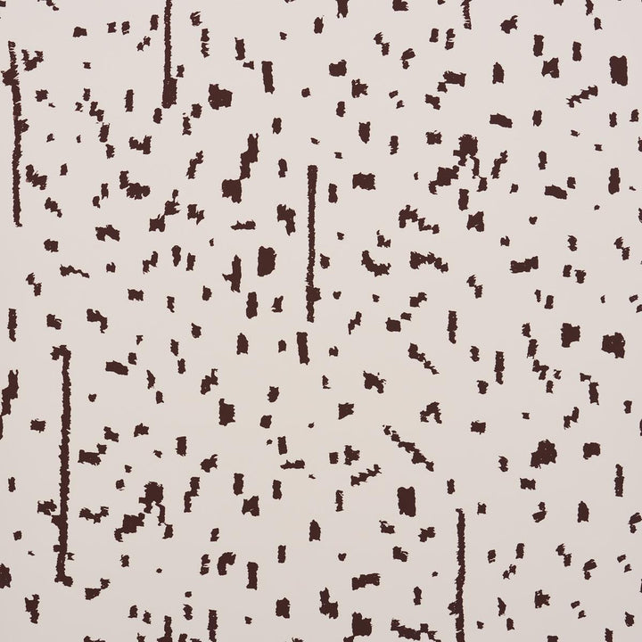 Bespotted Brown 5013910 by Schumacher Designer Wallpaper Miles Redd 27.0" - Swanky Fabrics -