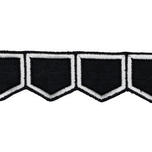 Honeycomb Black 81752 by Schumacher Designer Trim