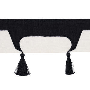 Pagoda Black 81761 by Schumacher Designer Trim