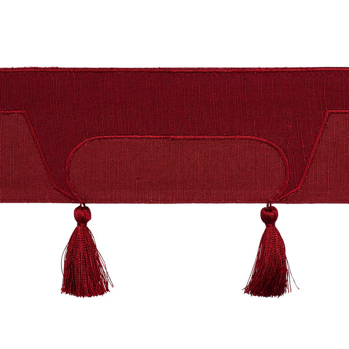 Pagoda Red 81762 by Schumacher Designer Trim David Kaihoi 7.5" - Swanky Fabrics -