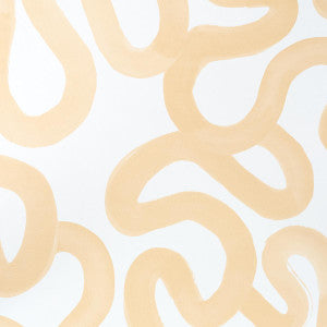 Trace Ochre 5013993 by Schumacher Designer Wallpaper