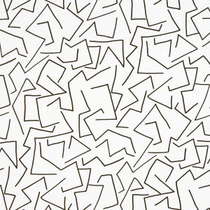 Tangent Ivory 5014001 by Schumacher Designer Wallpaper