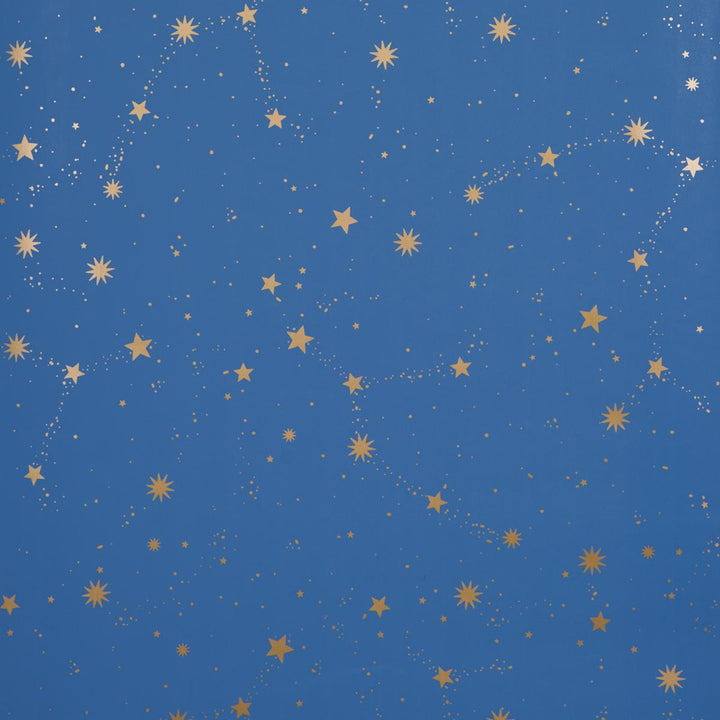 Scattered Stars Night 5014141 by Schumacher Designer Wallpaper Marie-Chantal 13.5" - Swanky Fabrics -