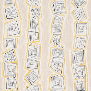 Taboo Warm Beige 5014210 by Schumacher Designer Wallpaper