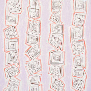 Taboo Warm Lilac 5014212 by Schumacher Designer Wallpaper