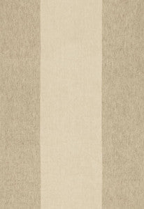 Vista Linen Stripe Flax 67940 by Schumacher Designer Fabric