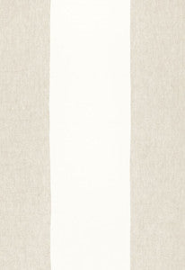 Vista Linen Stripe Linen 67941 by Schumacher Designer Fabric