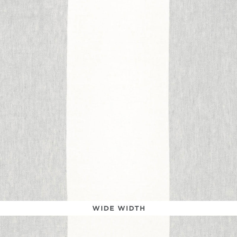 Vista Linen Stripe Fog 67942 by Schumacher Designer Fabric ESSENTIALS: SHEERS & CASEMENTS I LINEN 100% ITALY </p><p>Repeat: Horizontal: 22" (56CM) and Vertical: 120 - Swanky Fabrics -