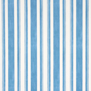 Villa Stripe Peacock 5009926 by Schumacher Designer Wallpaper