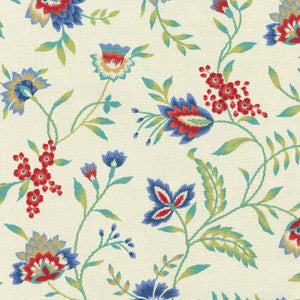 Carolina Crewel Bluebell 679771 by Waverly Designer Fabric