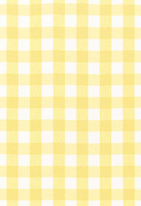 Key West Check Sunflower 68013 by Schumacher Designer Fabric