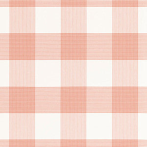 Antigua Plaid Orange 68033 by Schumacher Designer Fabric