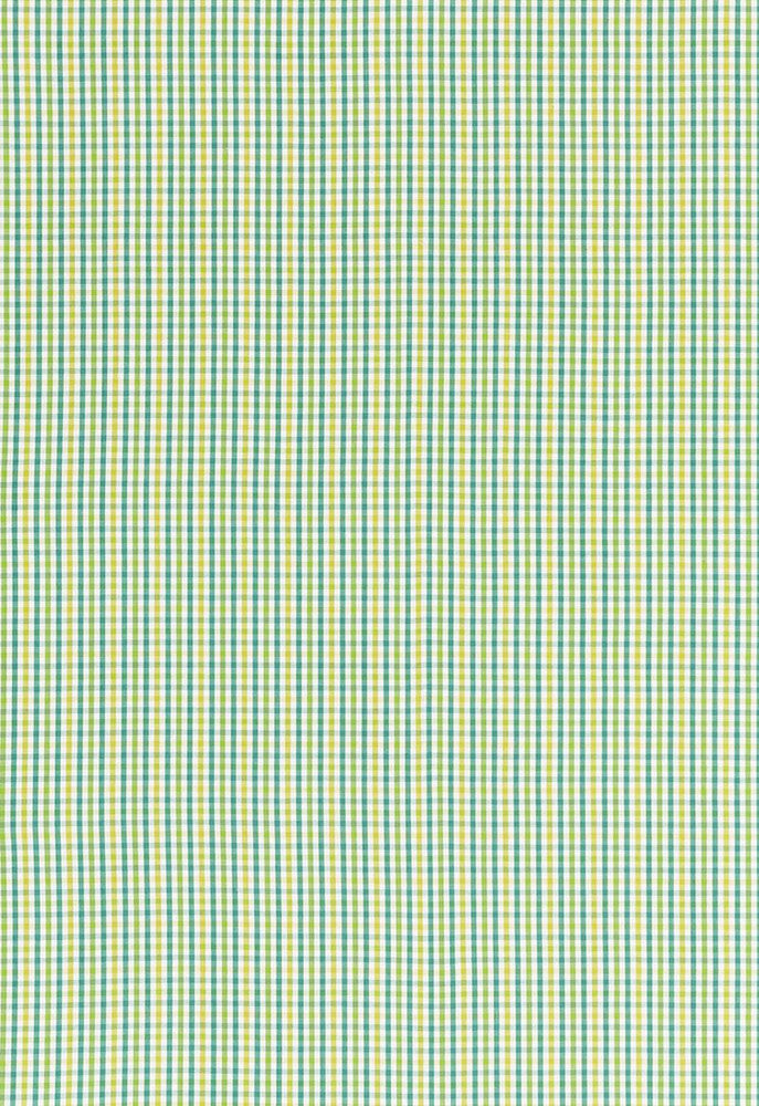 Bahama Check Lagoon 68050 by Schumacher Designer Fabric Calypso 100% Cotton Martindale 10,000 Horizontal: 1.375 and Vertical: 1.375 54.25 - Swanky Fabrics -