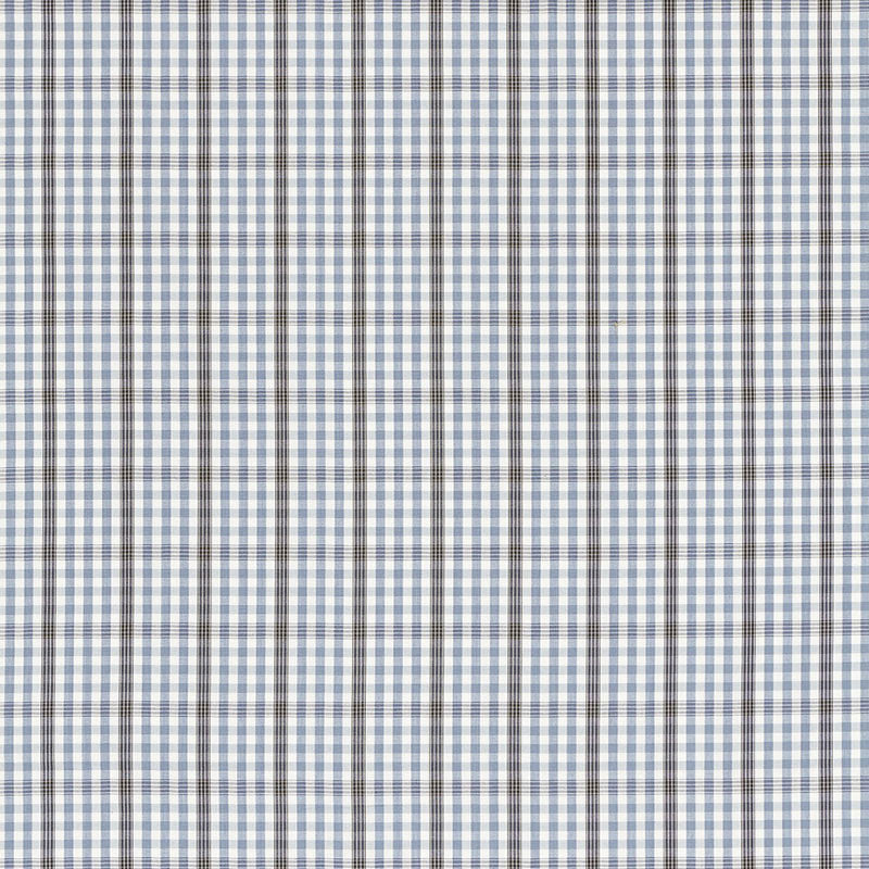 Cozumel Plaid Cornflower 68102 by Schumacher Designer Fabric CALYPSO PLAIDS & CHECKS COTTON 100% INDIA MARTINDALE 15,000 </p><p>Repeat: Horizontal: 2 1/8" (5CM) and Vertical: 2 1/8" (5CM) 54.5 - Swanky Fabrics -