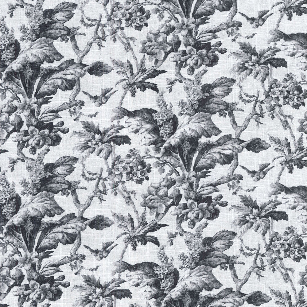 Southern Belle Cinder 681641 by Waverly Designer Fabric GARDEN DISTRICT Base:55% Linen 45% Rayon CHINA Wyzenbeek 24,000 Horizontal: 13.50" and Vertical: 13.50" 54" - Swanky Fabrics -