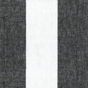 Sarona Stripe Domino 681722 by Waverly Designer Fabric