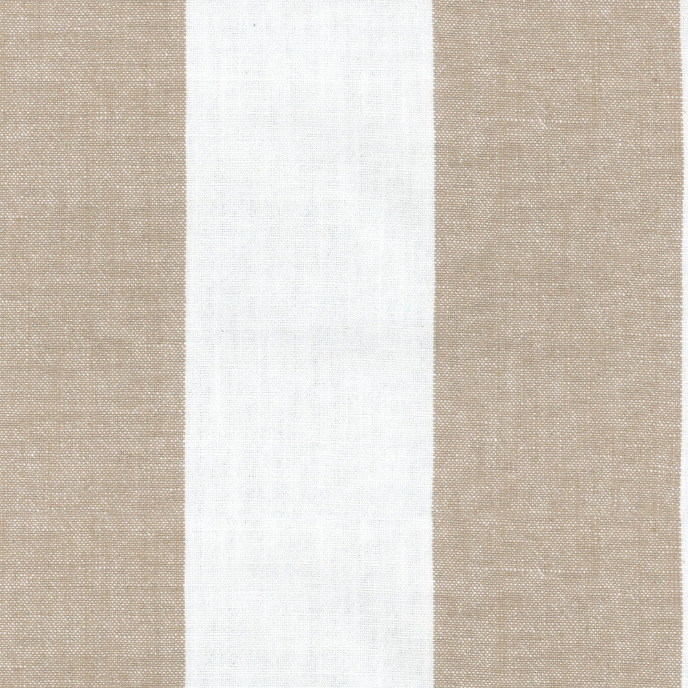 Sarona Stripe Twine 681724 by Waverly Designer Fabric - 55%Linen 45%Cotton CHINA 30000 Horizontal: 9.25 and Vertical: 0 54 - Swanky Fabrics -