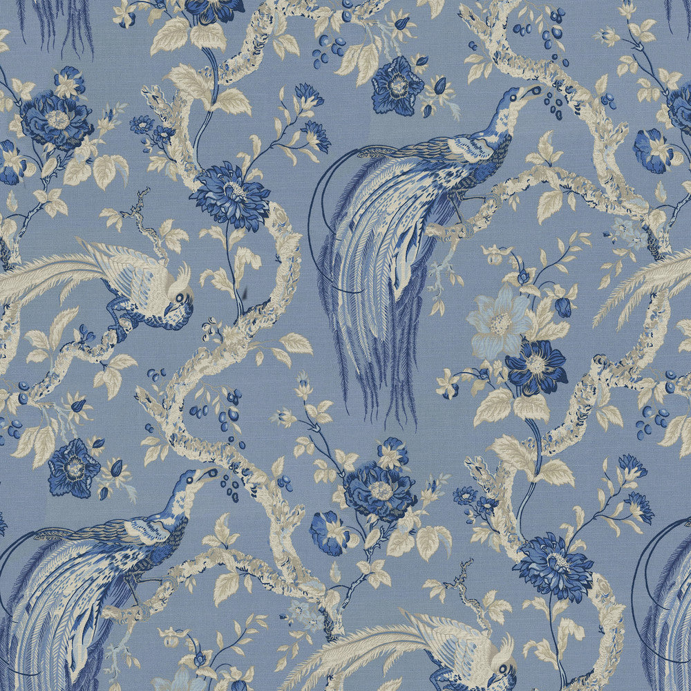 Olana Larkspur Nc21 682070 by Waverly Designer Fabric - 100%Cotton CHINA 31000 Horizontal: 13.5 and Vertical: 32 54 - Swanky Fabrics -