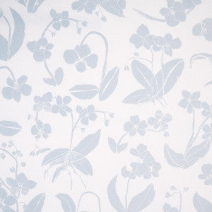 Orchids Have Dreams Sky 180512 by Schumacher Designer Fabric