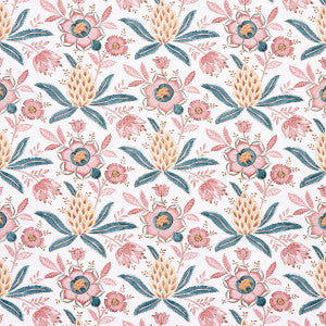 Lafayette Botanical Rosso Antico 5013752 by Schumacher Designer Wallpaper
