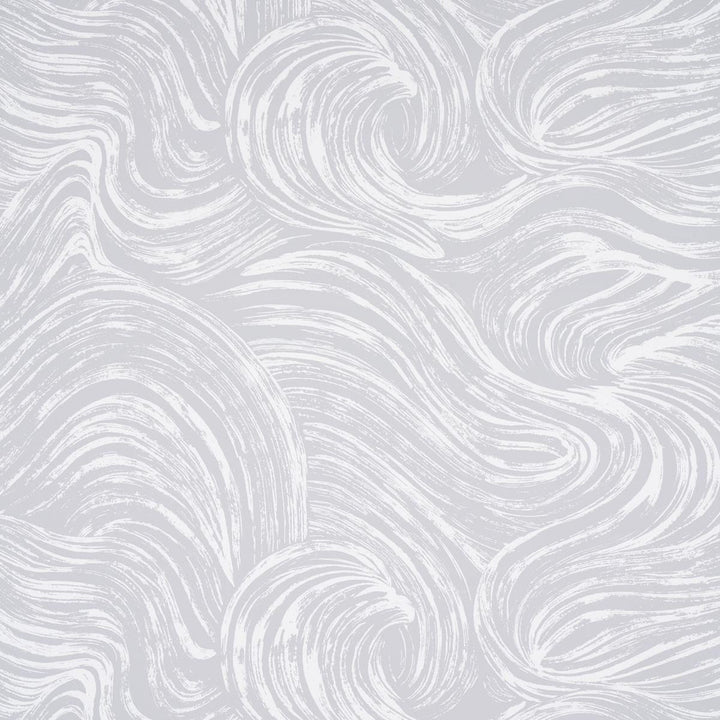Shio Grey 5013852 by Schumacher Designer Wallpaper Full Bloom 27.0" - Swanky Fabrics -