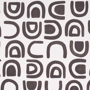 Threshold Carbon 5014010 by Schumacher Designer Wallpaper