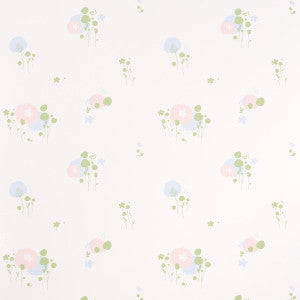 Pom Pom Forest Ivory 5014061 by Schumacher Designer Wallpaper