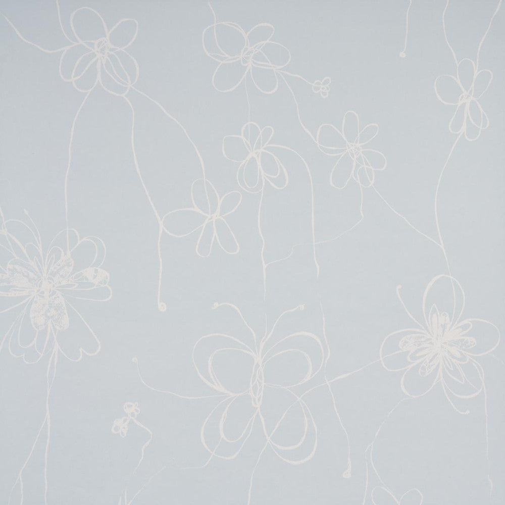 Come Back As A Flower Mineral 5014091 by Schumacher Designer Wallpaper Hera Ford 54.0" - Swanky Fabrics -