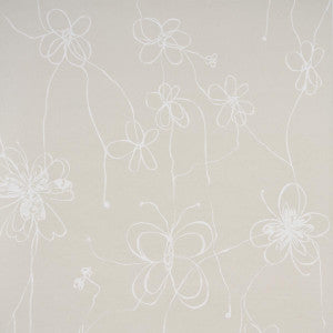 Come Back As A Flower Light Neutral 5014092 by Schumacher Designer Wallpaper