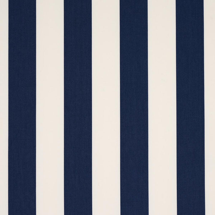 James Stripe Navy 71354 by Schumacher Designer Fabric Full Bloom 4.5" - Swanky Fabrics -
