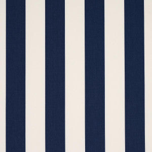 James Stripe Navy 71354 by Schumacher Designer Fabric