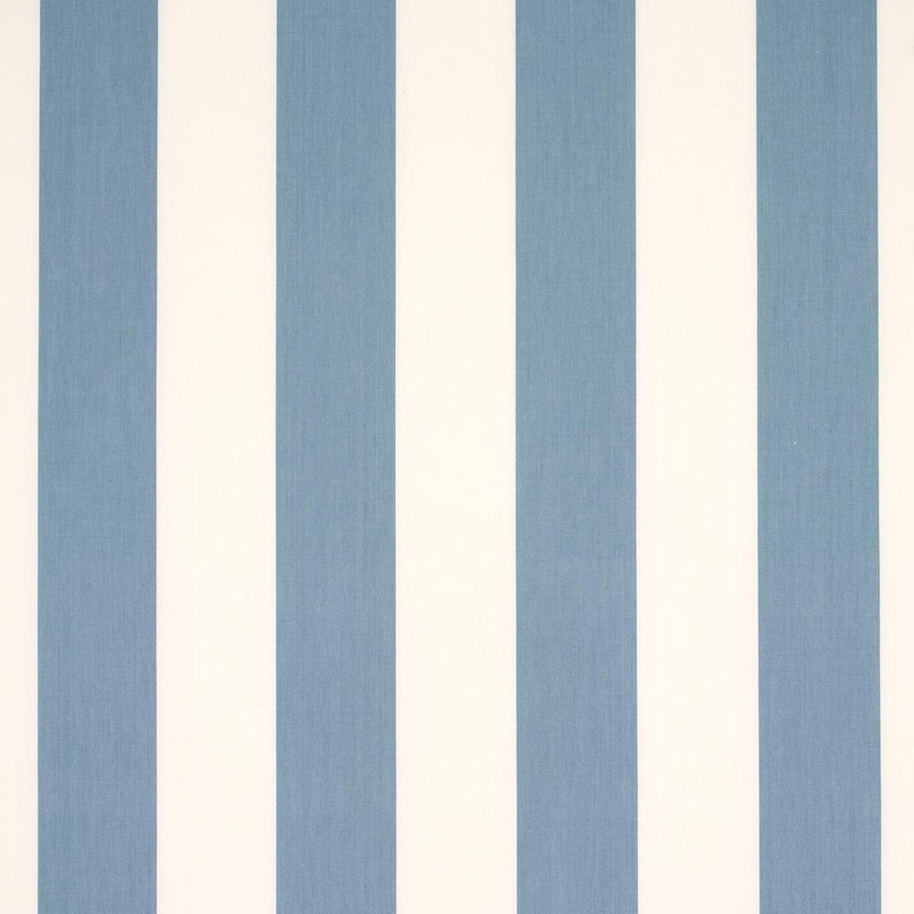 James Stripe Sky 71355 by Schumacher Designer Fabric Full Bloom 4.5" - Swanky Fabrics -