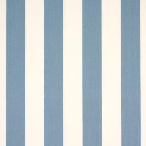 James Stripe Sky 71355 by Schumacher Designer Fabric