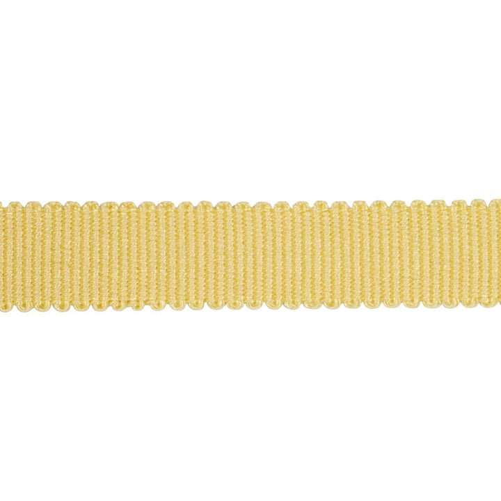 Harry Cotton Gimp Tape Yellow 74828 by Schumacher Designer Trim Marie-Chantal - Swanky Fabrics -