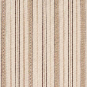 Lightfoot Stripe Coffee 81441 by Schumacher Designer Fabric