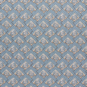 Blair Silk Pingl Worcester Blue 81602 by Schumacher Designer Fabric