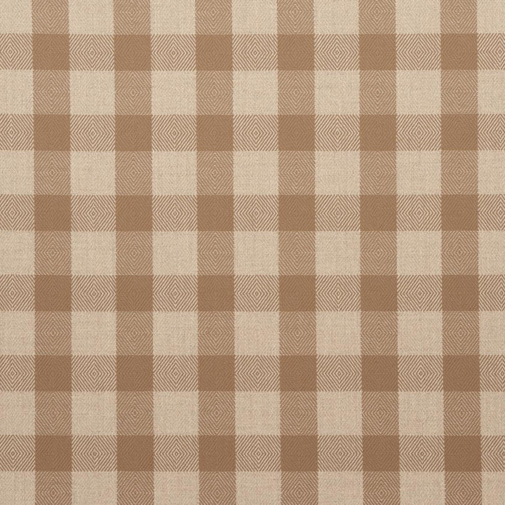 Galt Wool Check Coffee 81611 by Schumacher Designer Fabric A Country Life 3.5" - Swanky Fabrics -