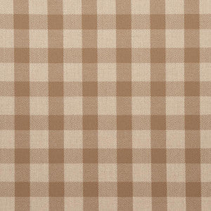 Galt Wool Check Coffee 81611 by Schumacher Designer Fabric