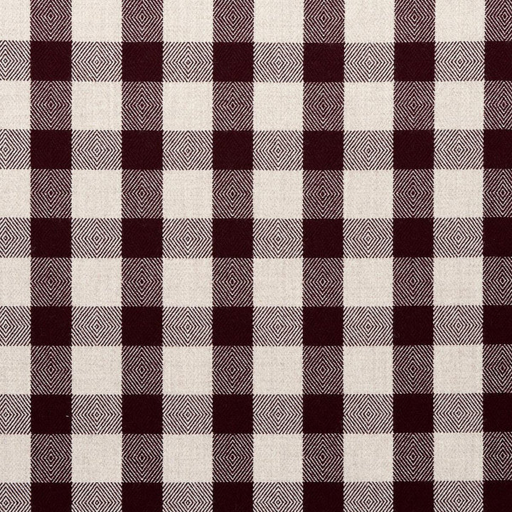 Galt Wool Check Plum 81613 by Schumacher Designer Fabric A Country Life 3.5" - Swanky Fabrics -