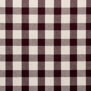 Galt Wool Check Plum 81613 by Schumacher Designer Fabric