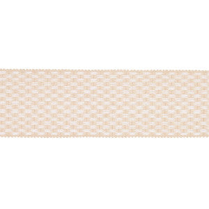 Crawford Check Tape Wide Coffee 81642 by Schumacher Designer Trim