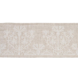 Custis Embroidered Tape Shell 81662 by Schumacher Designer Trim