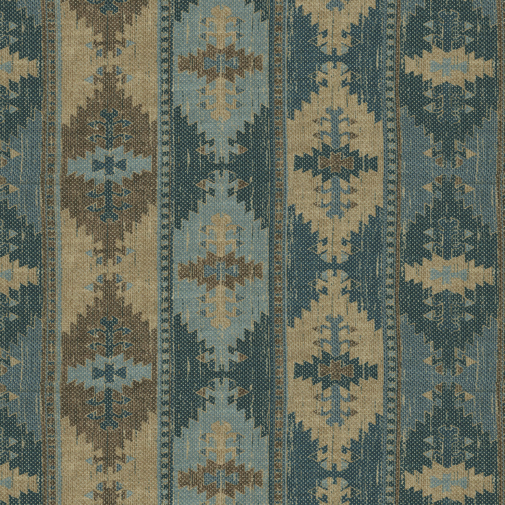 Wanderlust Denim 682481 by WAVERLY Designer Fabric - 75% cotton, 25% linen Pakistan 15000 Horizontal: 27 and Vertical: 12.6 54  - Swanky Fabrics -