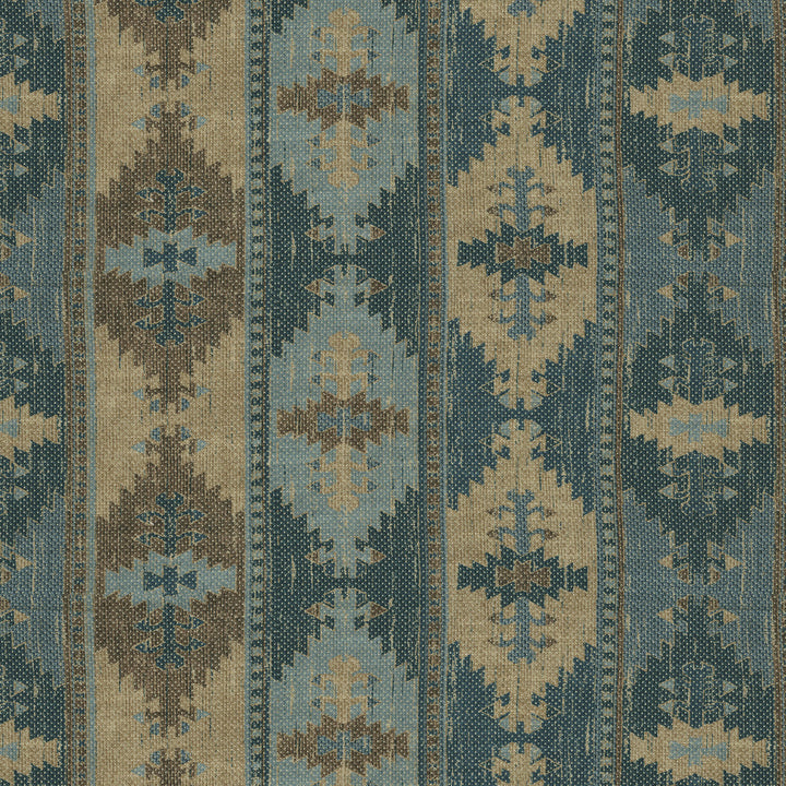 Wanderlust Denim 682481 by WAVERLY Designer Fabric - 75% cotton, 25% linen Pakistan 15000 Horizontal: 27 and Vertical: 12.6 54  - Swanky Fabrics -
